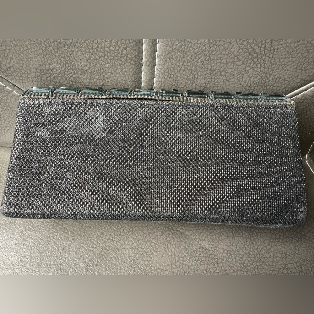 INC International Concept NWT Beaded Stone Clutch - Picture 8 of 10